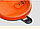 Ланч бокс для еды контейнер пищевой 2 секции (Two layers) 1,4 л оранжевый, фото 6