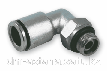 Asturomec переходник b184/4 цанговый m1/8" 6мм с уплотнением вращ.