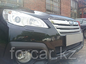 Защита радиатора Premium для SUBARU OUTBACK 2013г.в.(Черный), фото 3