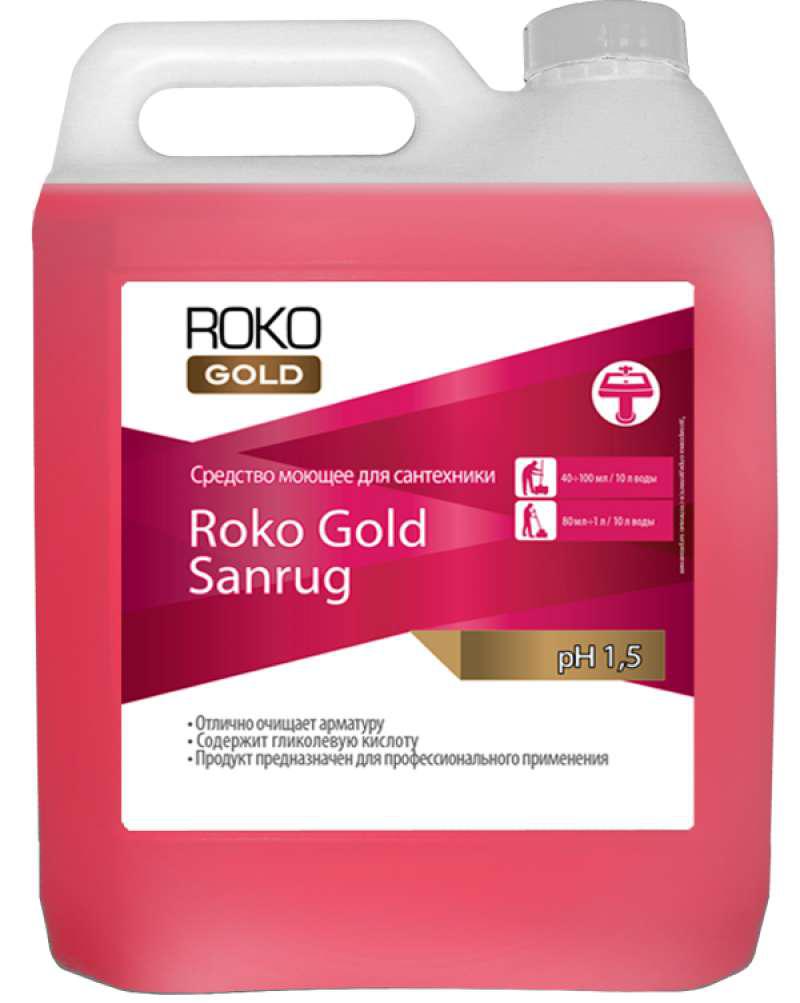Средство моющее для сантехники "Roko Gold Sanrug" 5 л