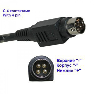 Адаптер питания сетевой (зарядное устройство, блок питания) 12V 5A, 60W (4-pin), для мониторов, телевизоров - фото 2 - id-p49731101