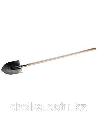 Лопата ЗУБР ЭКСПЕРТ штыковая из нержавеющей стали, деревянный черенок из ясеня, 290х205х1500мм, 4-39401_z01 , фото 2