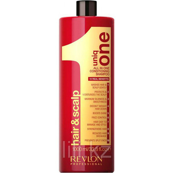 Шампунь-кондиционер очищающий Revlon Uniq One Conditioning Shampoo 1000 мл.