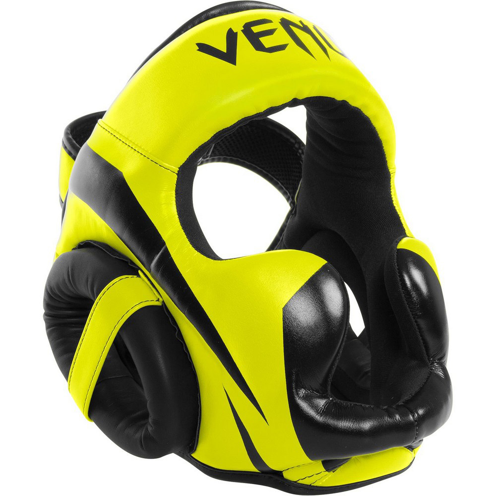 Боксерский шлем Venum Elite Neo Yellow - фото 1 - id-p49732130