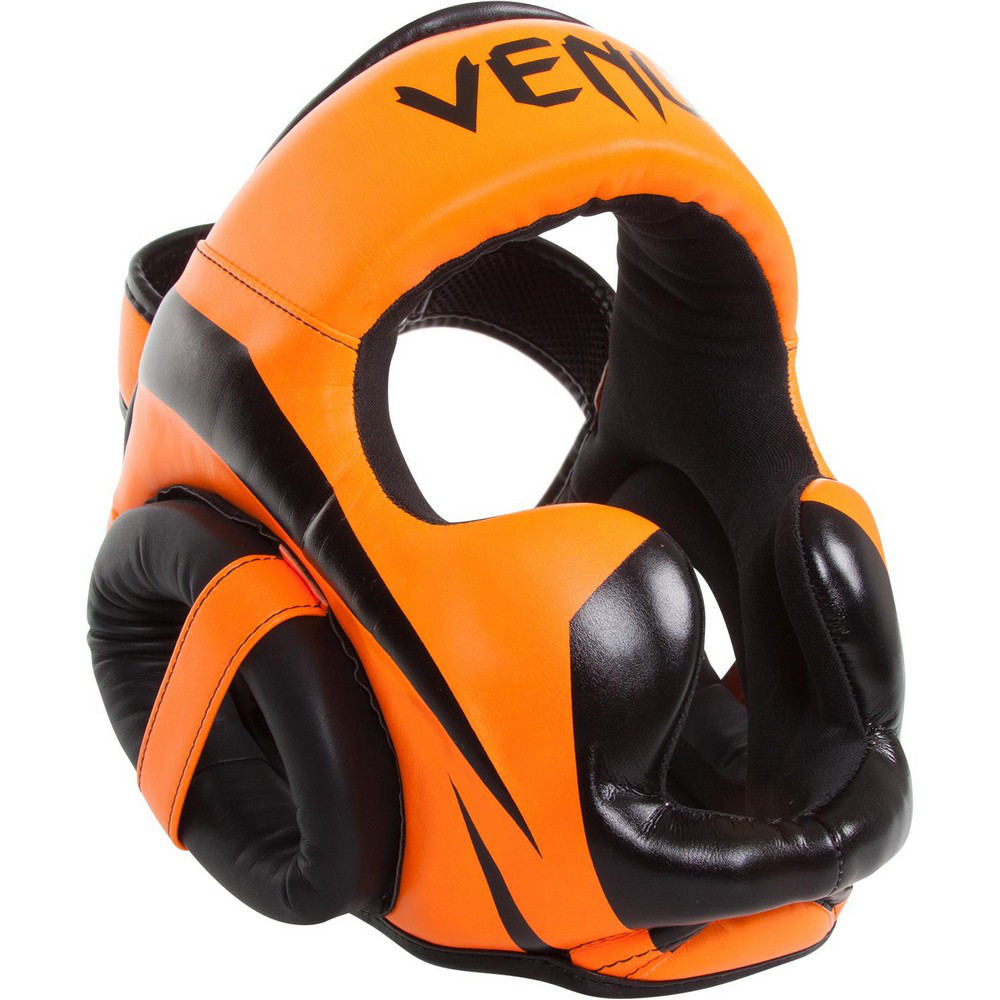 Боксерский шлем Venum Elite Neo Orange - фото 1 - id-p49732176