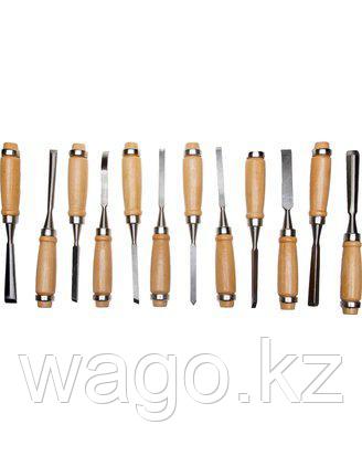 НАБОР STAYER PROFI: СТАМЕСКИ ФИГУРНЫЕ С ДЕРЕВЯННОЙ РУЧКОЙ, 12ШТ, 1835-H12_Z01, фото 2