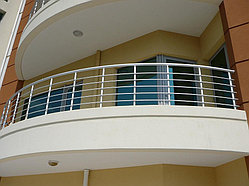 Балконные ограждения из нержавейки
