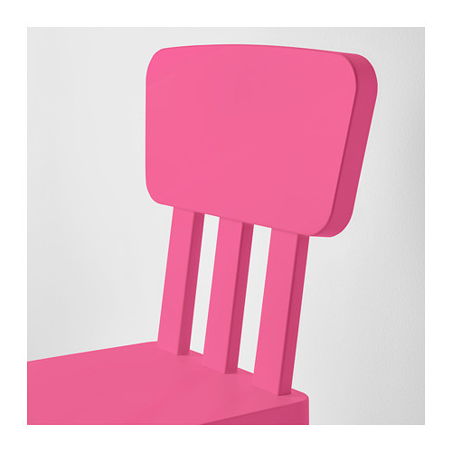 Стул детский МАММУТ д/дома/улицы розовый ИКЕА, IKEA - фото 2 - id-p8257920