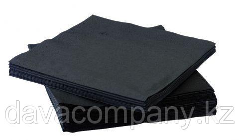 Салфетки сервировочные  33*33, 2х - слойные, (черные) в пачке 100 листов.