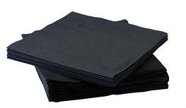 Салфетки сервировочные  33*33, 2х - слойные, (черные) в пачке 100 листов.
