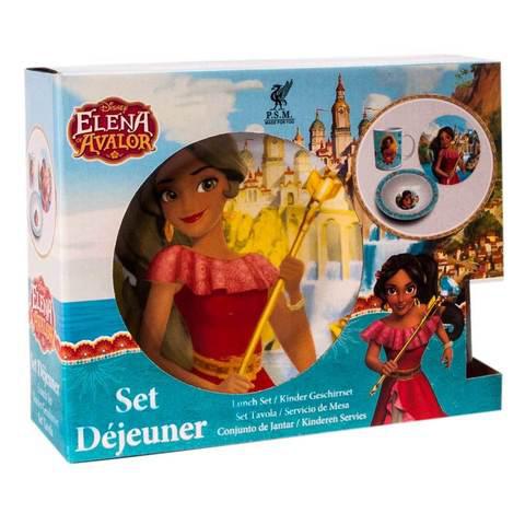 Набор детской посуды P.S.M. Disney [3 предмета] (Елена – принцесса Авалора)