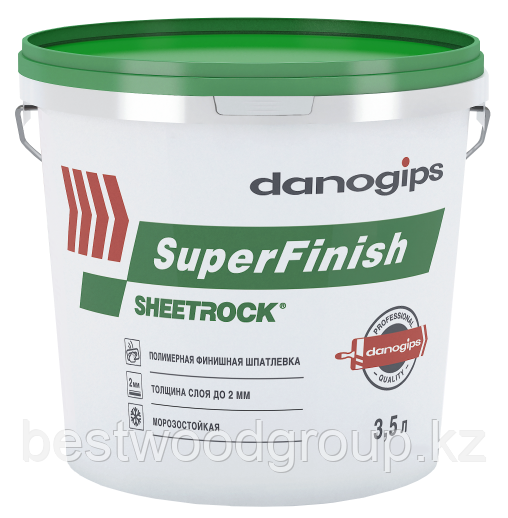 Универсальная готовая шпатлевка SHEETROCK SuperFinish (СуперФиниш) 3.5Л