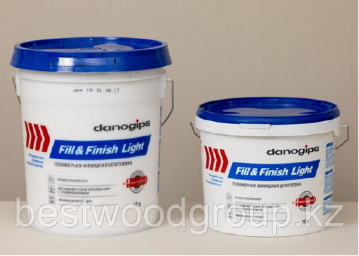 Готовая финишная полимерная шпатлёвка Danogips Fill&Finish Light - фото 1 - id-p49762561