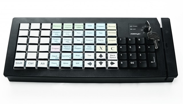 Программируемая POS-клавиатура Posiflex KB-6800