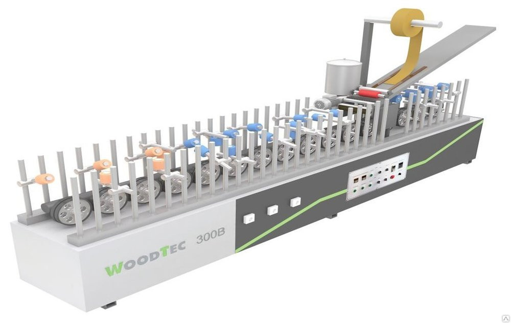 Станок для облицовывания погонажных изделий мод. «WoodTec 300B»