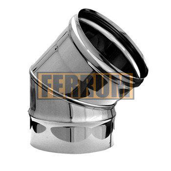 Колено Ferrum 430/0,5мм 45° Ф 120
