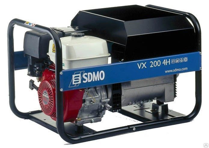 Бензогенератор с функцией сварки SDMO-VX200/4 HC