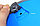 Ланч бокс для еды контейнер пищевой 4 секции (Four layers) 2,8 л голубой, фото 3