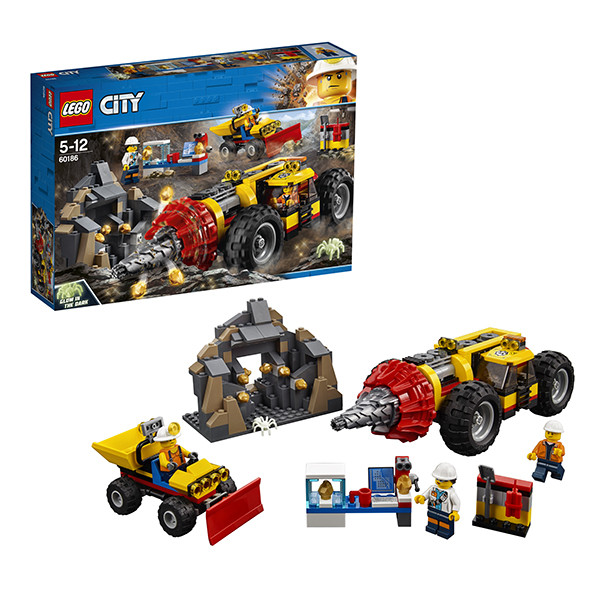 Lego City 60186 Тяжелый бур для горных работ