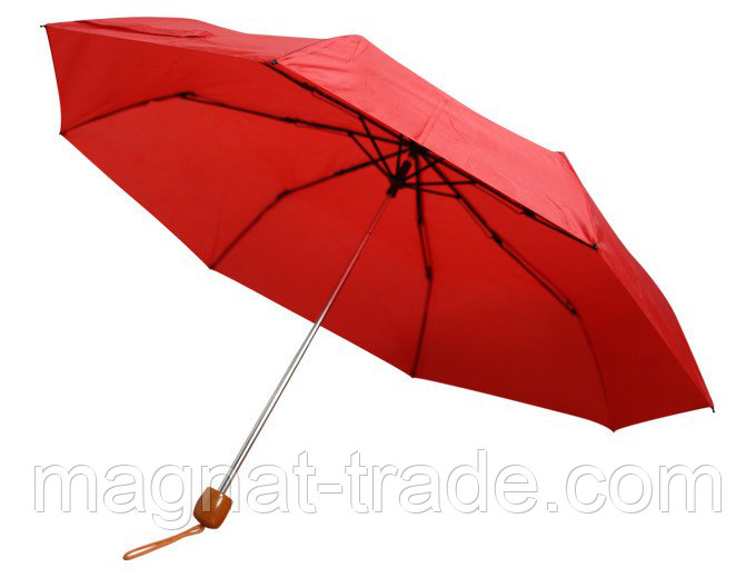 Зонт складной ручной Красный