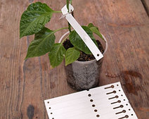 Садовые бирки Polyplast 20мм*165мм (1000 шт)