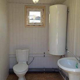 Сантехнический вагон - туалет из сэндвич панели