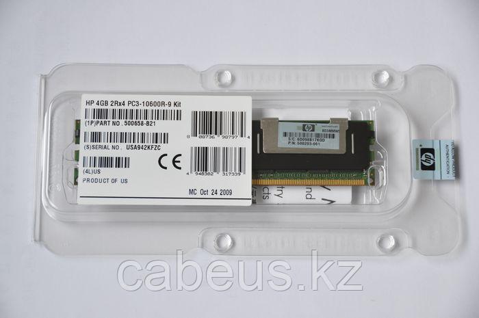 Модуль памяти HP 4GB RDIMM PC3-10600R-9 2Rank 2Rx4 (500658-B21) 501534-001, 500203-061 - фото 1 - id-p49848631