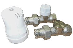 Набор для подключения радиатора с термостатической головкой 3/4 прямой Comisa*** 88.16.355
