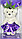 Фиолетовые ароматические розы из мыла 3 штуки с игрушечным мишкой, фото 3