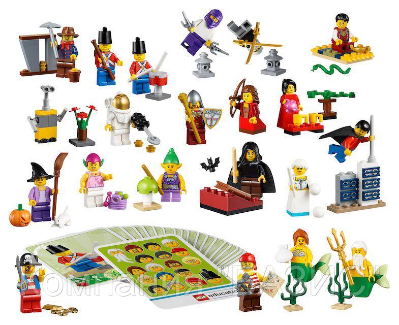 Робототехника.Сказочные и исторические персонажи LEGO®, 213 деталей, возраст 4+.Арт.45023