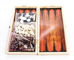 Набор 3 в 1, шахматы, нарды, шашки, 28*14 см