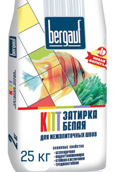 Bergauf Kitt затирка для межплиточных швов 25 кг (белый)