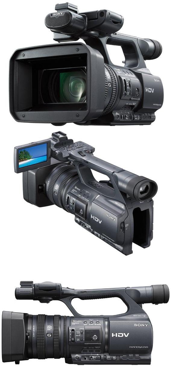 Sony HDR-FX 1000+Сумка+30В/кам