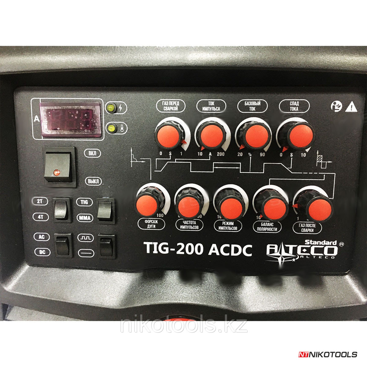Сварочный аппарат ALTECO Standard TIG 200 AC/DC - фото 2 - id-p49878965