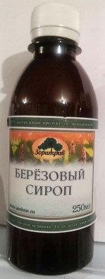 Сироп березовый с медом, 250 мл