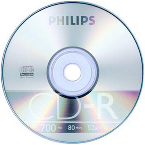 Диск CD-R 700Mb Philips, 52X , 1 шт