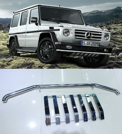 Нижняя защита хром на G-class W463