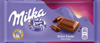 Milka Extra Cocoa (100 грамм)  (23 шт. в упаковке) ЕВРОПА
