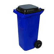 Контейнер универсальный для мусора 120 л на колесах (синий), М4667