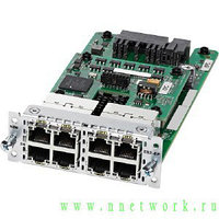 Модуль NIM-ES2-8-P  8-port PoE/PoE+ Layer 2 Gigabit Ethernet LAN Switch NIM﻿﻿