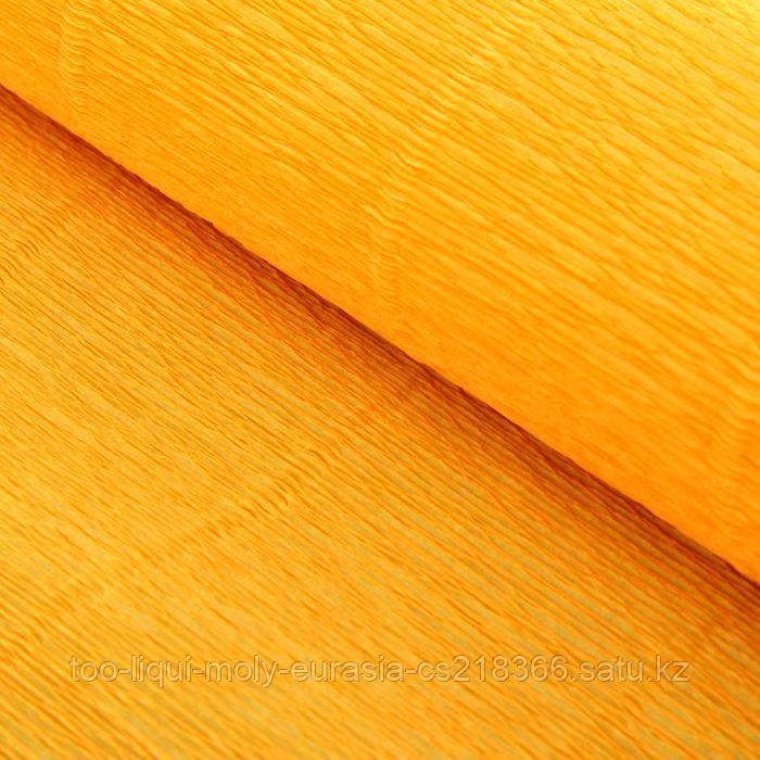 Бумага гофрированная 576 светло-оранжевая, 50 см х 2,5 м - фото 1 - id-p49898123
