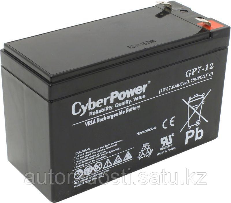 Аккумулятор GP7-12 CyberPower 12V7Ah - фото 1 - id-p49910844