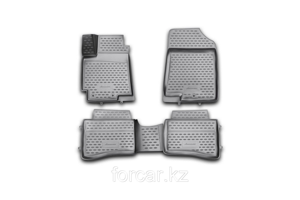 Коврики 3D в салон KIA Rio, Hyundai Accent (Solaris)  2011-2014, 2014-2016