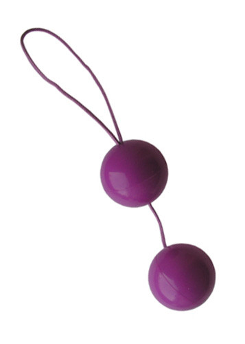 ШАРИКИ ВАГИНАЛЬНЫЕ "BALLS" цвет фиолетовый D 35 мм