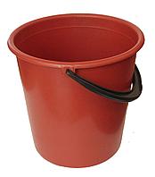 Ведро 10л ПЭ красный Р133