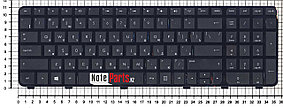 Клавиатура для ноутбука HP Envy dv6-7000, черная с рамкой
