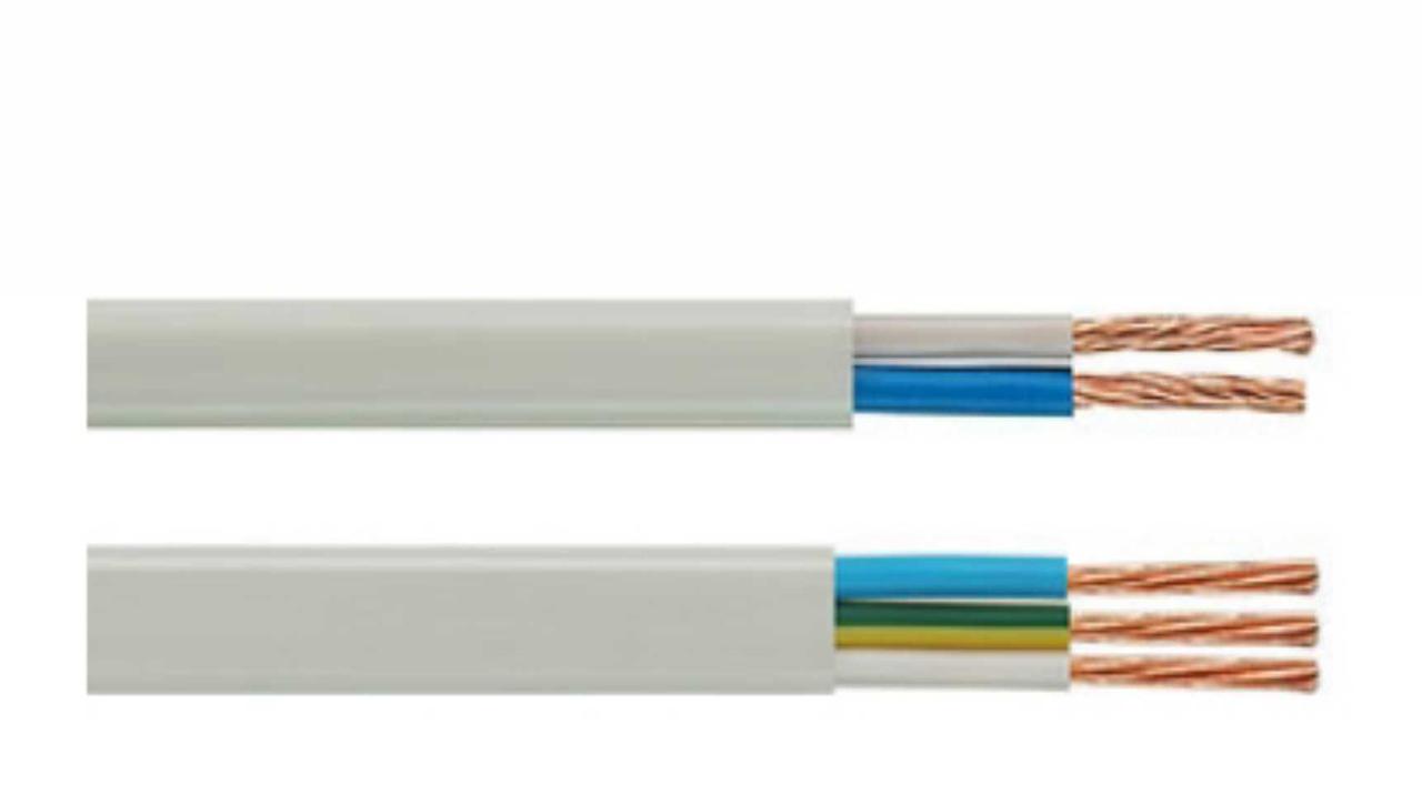 Провод ПУГНП 2х2,5 (белый/черный) ГОСТ, фото 1