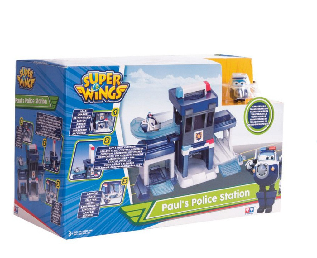 Полицейский пункт Пола. Трансформер Пол Super Wings EU720815S