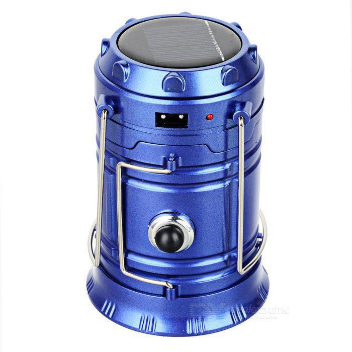 Ручной светодиодный фонарь 2 в 1 синий "Rechargeable Camping Lantern SH-5800T" с USB выходом - фото 7 - id-p49951784
