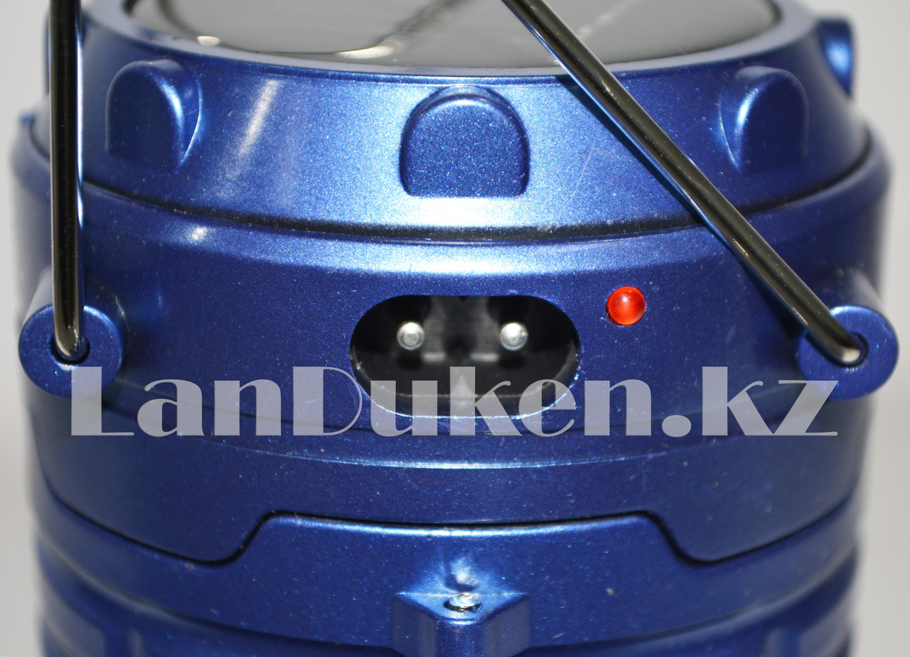 Ручной светодиодный фонарь 2 в 1 синий "Rechargeable Camping Lantern SH-5800T" с USB выходом - фото 8 - id-p49951784